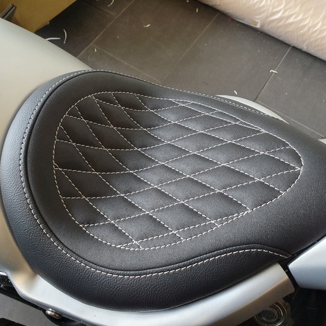 So sieht der fertige Sattel danach aus � ein edler Hingucker.